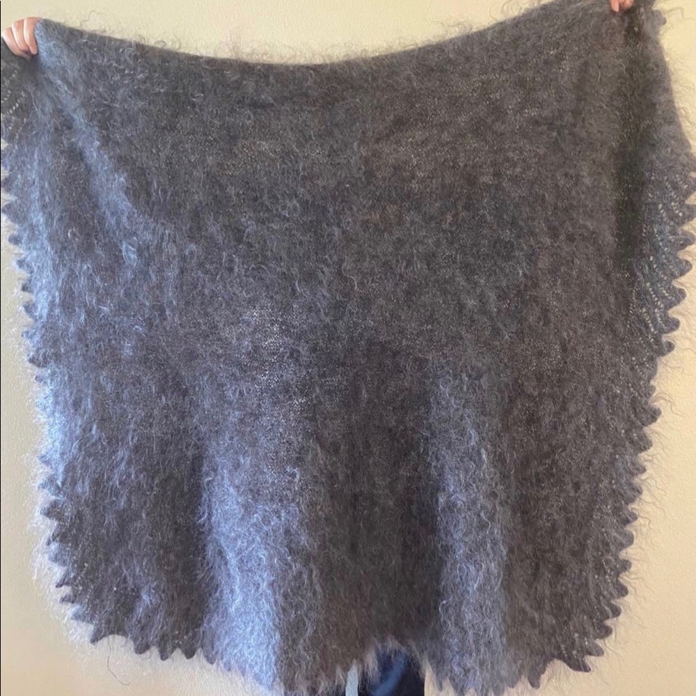 REAL GOAT FUR SCARF